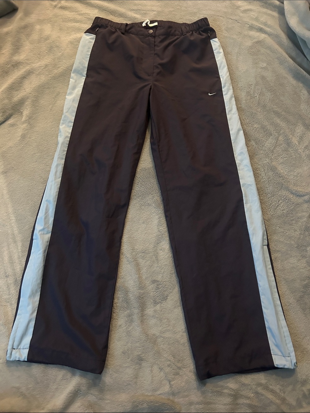 Nike Golf Navy Blue Pants with Light Blue Side Stripes